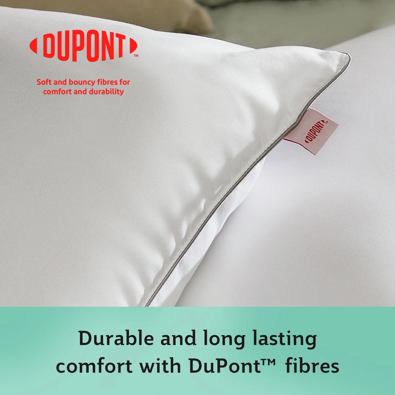 Sealy Anti Allergy Medium Firm Pillow - 4 Pack 5 Sealy Anti Allergy Medium Firm Pillow - 4 Pack - Image 3