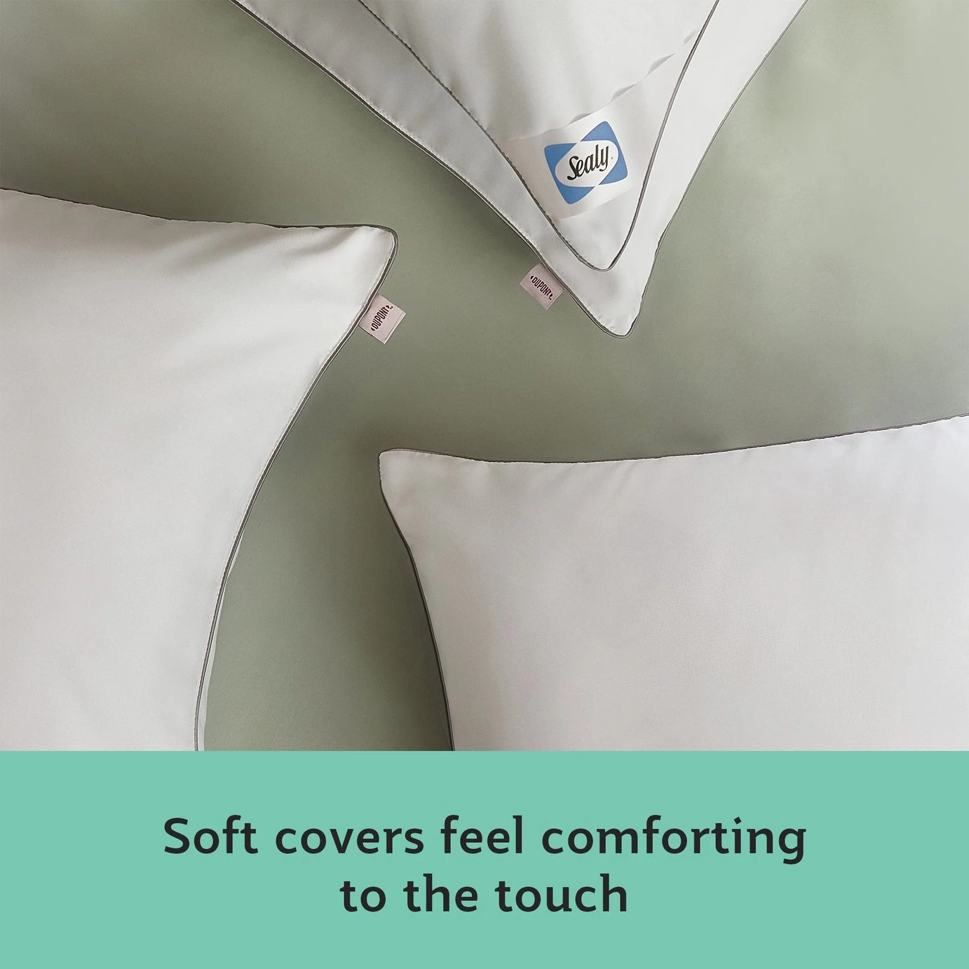 Sealy Anti Allergy Medium Firm Pillow - 4 Pack 7 Sealy Anti Allergy Medium Firm Pillow - 4 Pack - Image 5
