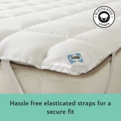 Sealy Anti Allergy Hollowfibre Mattress Topper - Double 15 Sealy Anti Allergy Hollowfibre Mattress Topper - Double -Habitat 1156702 R Z005A