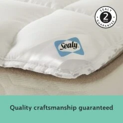 Sealy Anti Allergy Hollowfibre Mattress Topper - Double 16 Sealy Anti Allergy Hollowfibre Mattress Topper - Double -Habitat 1156702 R Z006A