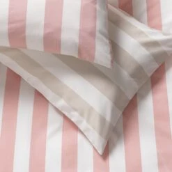 Habitat Summer Haze Stripe Pink Bedding Set - Single -Habitat 1230147 R Z003A