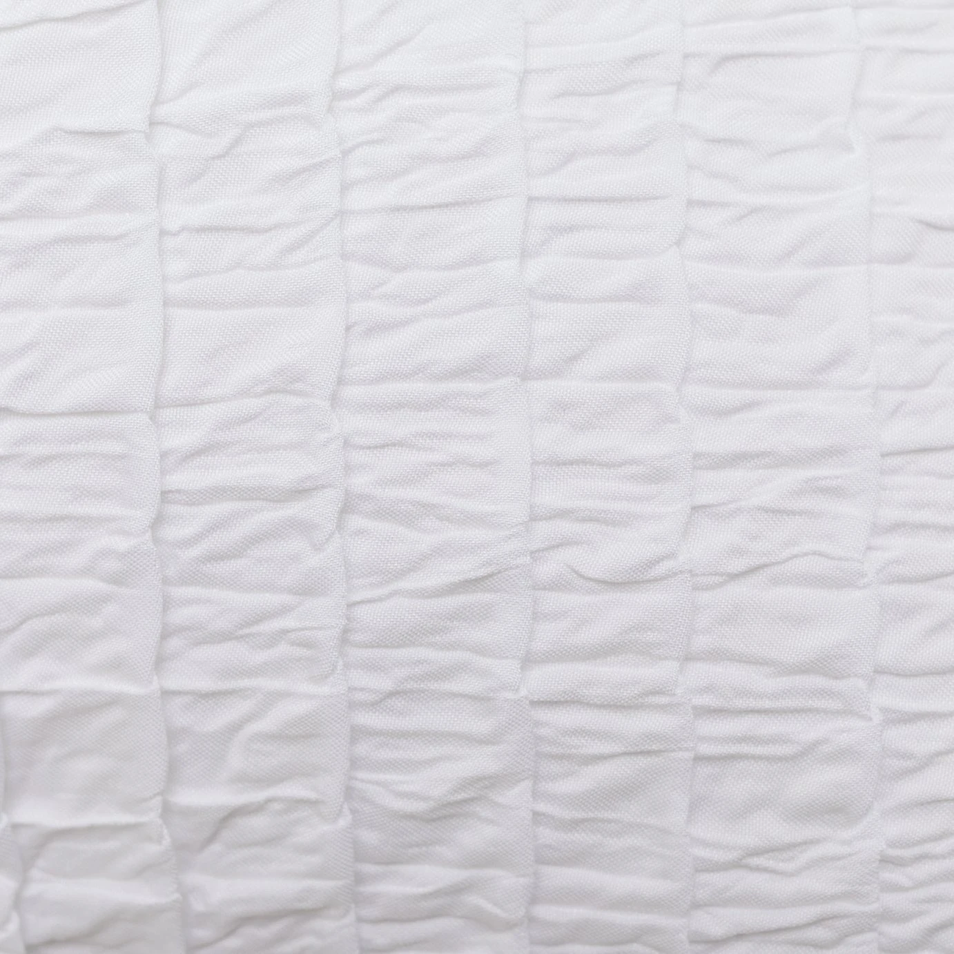 Habitat Crinkle White Bedding Set - Single 4 Habitat Crinkle White Bedding Set - Single - Image 2