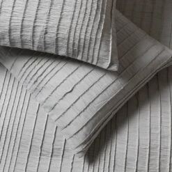 Habitat Crinkle Grey Bedding Set - Single 10 Habitat Crinkle Grey Bedding Set - Single -Habitat 1232420 R Z003A