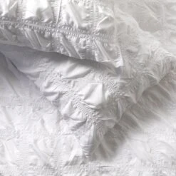 Habitat Seersucker Square White Bedding Set - Single 10 Habitat Seersucker Square White Bedding Set - Single -Habitat 1232554 R Z003A