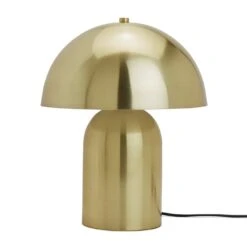 Habitat Mushroom Steel Table Lamp - Brass 12 Habitat Mushroom Steel Table Lamp - Brass -Habitat 1233670 R Z002A