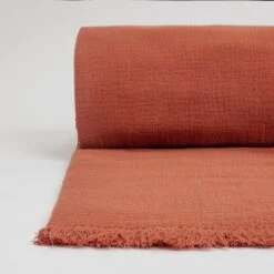 Habitat Cotton Plain Textured Throw - Terracotta - 150x200cm 9 Habitat Cotton Plain Textured Throw - Terracotta - 150x200cm -Habitat 1244212 R Z002A