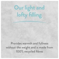 Slumberdown Light & Cool 1 Tog Duvet - Single -Habitat 1251449 R Z008A