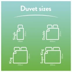 Slumberdown Ever Fresh 10.5 Tog Duvet - Single -Habitat 1256767 R Z007A