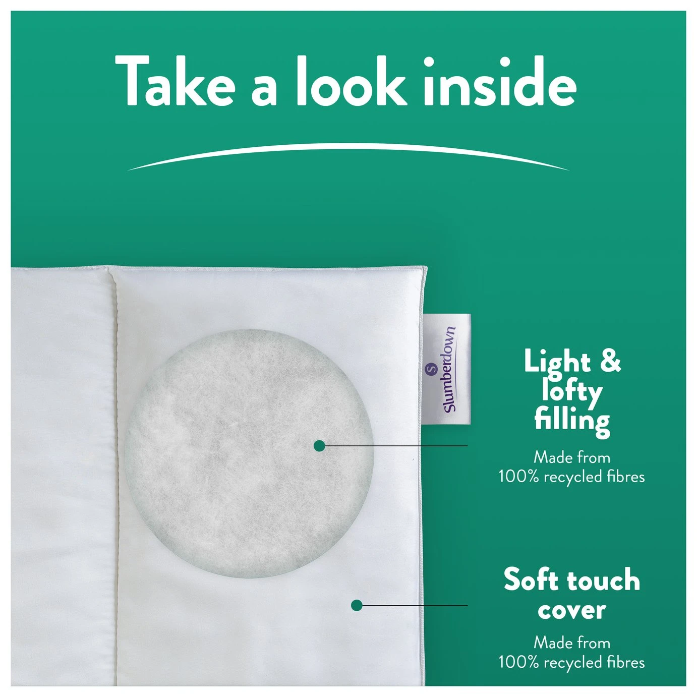 Slumberdown Remade 10.5 Tog Duvet - Single 6 Slumberdown Remade 10.5 Tog Duvet - Single - Image 4