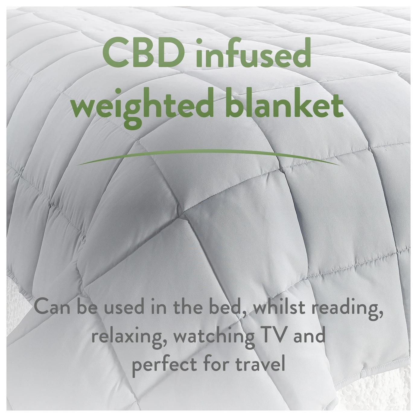 Slumberdown Wellbeing CBD Weighted Blanket - 7kg 6 Slumberdown Wellbeing CBD Weighted Blanket - 7kg - Image 4