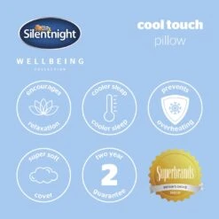 Silentnight Wellbeing Cool Touch Medium Pillow -Habitat 1348888 R Z007A