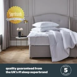 Silentnight Soft As Silk 13.5 Tog Duvet - Double 18 Silentnight Soft As Silk 13.5 Tog Duvet - Double -Habitat 1934113 R Z008A