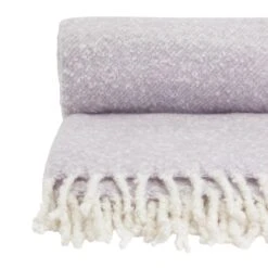 Habitat Faux Textured Mohair Throw - Lilac - 150x200cm 11 Habitat Faux Textured Mohair Throw - Lilac - 150x200cm -Habitat 2012168 R Z002A