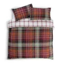 Habitat Red Brushed Check Bedding Set - Single 11 Habitat Red Brushed Check Bedding Set - Single -Habitat 2019408 R Z002A