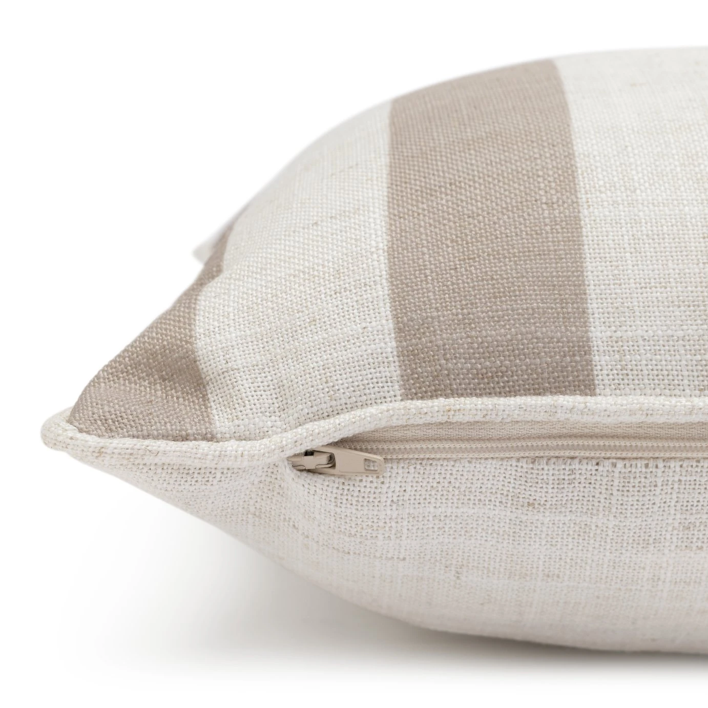 Habitat Striped Cushion - Coffee Cream - 30x50cm 7 Habitat Striped Cushion - Coffee Cream - 30x50cm - Image 5