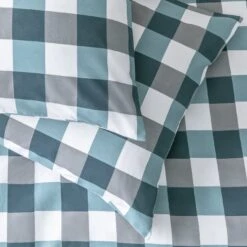 Argos Home Gingham Blue And White Bedding Set - Single 9 Argos Home Gingham Blue And White Bedding Set - Single -Habitat 2068459 R Z003A