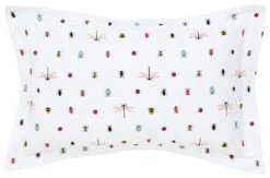 Joules Cotton Botanical Bugs White Bedding Set - Single -Habitat 2073334 R Z003A