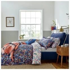 Joules Cotton Percale Woodland Ditsy Bedding Set - Single