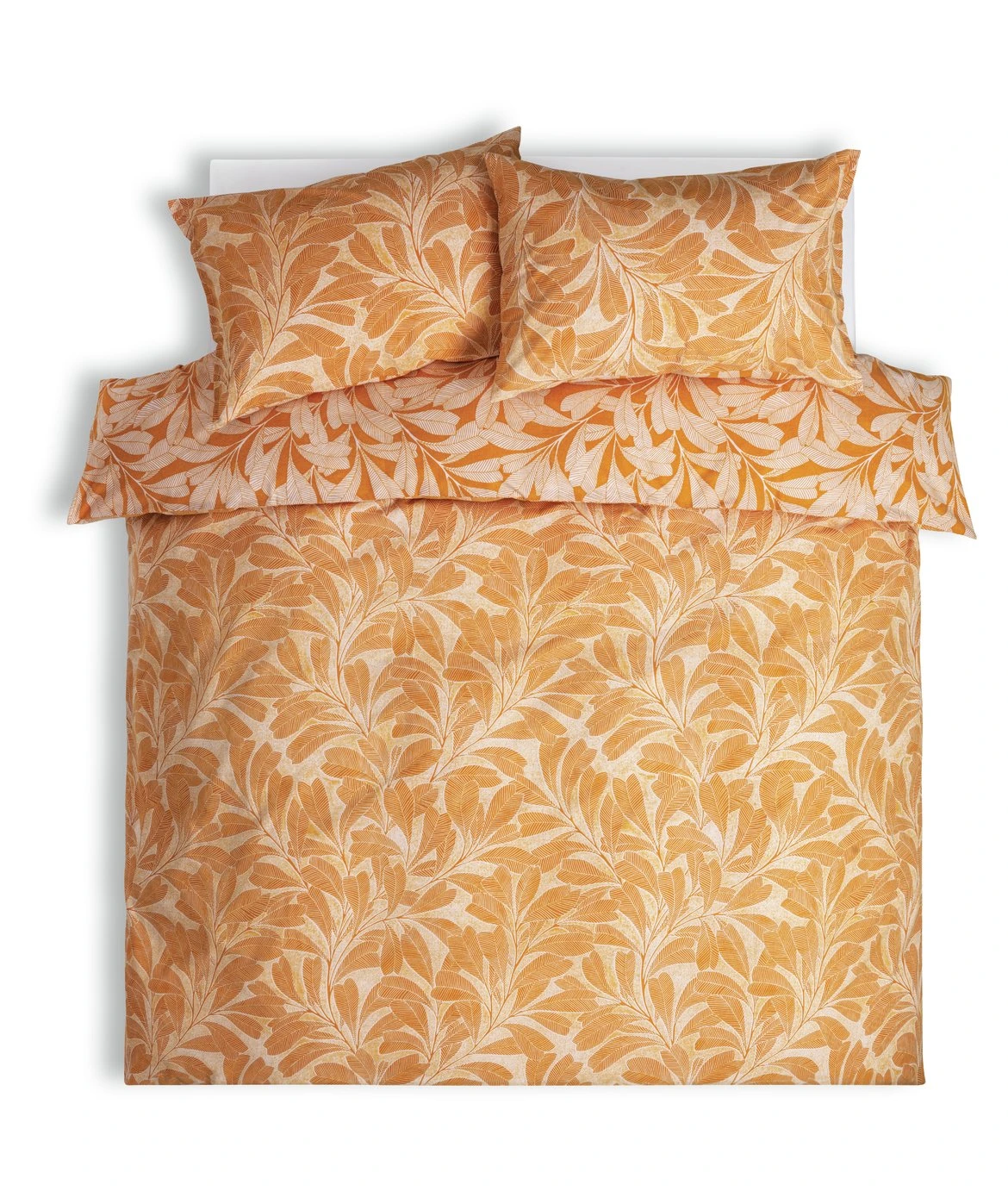 Habitat Cotton Linear Leaf Print Yellow Bedding Set- Single 7 Habitat Cotton Linear Leaf Print Yellow Bedding Set- Single - Image 5