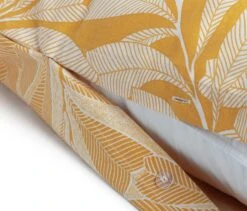 Habitat Cotton Linear Leaf Print Yellow Bedding Set- Single 13 Habitat Cotton Linear Leaf Print Yellow Bedding Set- Single -Habitat 2208972 R Z004A