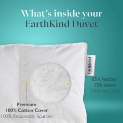 Earthkind Luxury Feather & Down 10.5 Tog Duvet - Single -Habitat 2253721 R Z004A