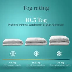 EarthKind Luxury 10.5 Tog Duvet - Single 16 EarthKind Luxury 10.5 Tog Duvet - Single -Habitat 2253886 R Z005A