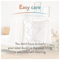 Slumberdown Wonderful Wool Medium Weight Duvet - Single -Habitat 2255097 R Z010A