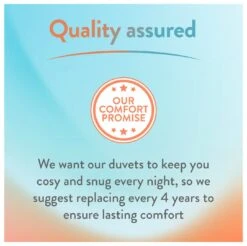 Slumberdown Wonderful Wool Medium Weight Duvet - Single -Habitat 2255097 R Z011A