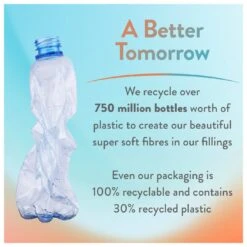 Slumberdown Wonderful Wool Medium Weight Duvet - Single -Habitat 2255097 R Z012A