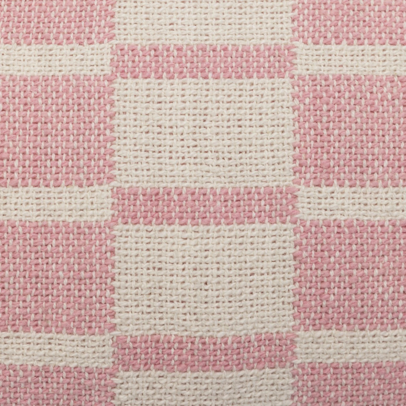 Habitat Checker Board Cushion - White & Pink - 43x43cm 5 Habitat Checker Board Cushion - White & Pink - 43x43cm - Image 3