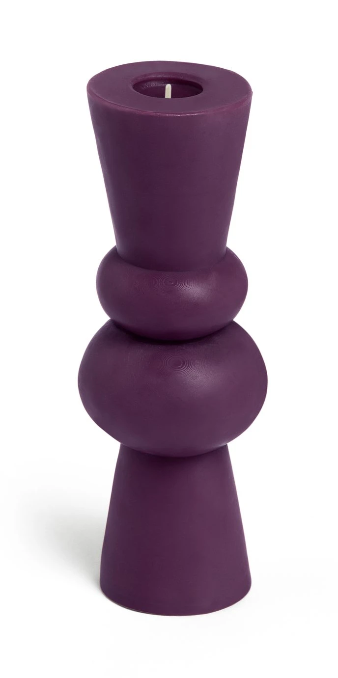 Habitat Turned Shaped Large Candle - Unscented 3 Habitat Turned Shaped Large Candle - Unscented