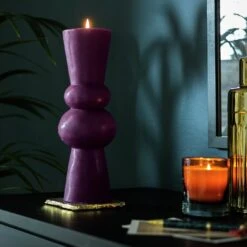 Habitat Turned Shaped Large Candle - Unscented 7 Habitat Turned Shaped Large Candle - Unscented -Habitat 2721143 R Z001C