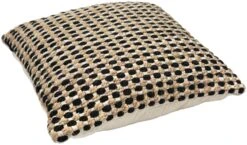 Habitat Jute Mono Check Cushion - Natural - 43X43cm 8 Habitat Jute Mono Check Cushion - Natural - 43X43cm -Habitat 2842596 R Z003A