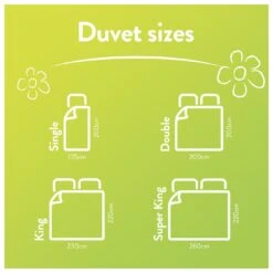 Slumberdown Spring Non Allergic 7.5 Tog Duvet - Single 21 Slumberdown Spring Non Allergic 7.5 Tog Duvet - Single -Habitat 2842936 R Z009A