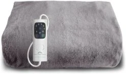 Dreamland Snuggle Up Heated Grey Throw - Large 18 Dreamland Snuggle Up Heated Grey Throw - Large -Habitat 2990606 R Z009A