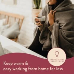 Dreamland Snuggle Up Heated Grey Throw - Large 13 Dreamland Snuggle Up Heated Grey Throw - Large -Habitat 2990606 R Z010A