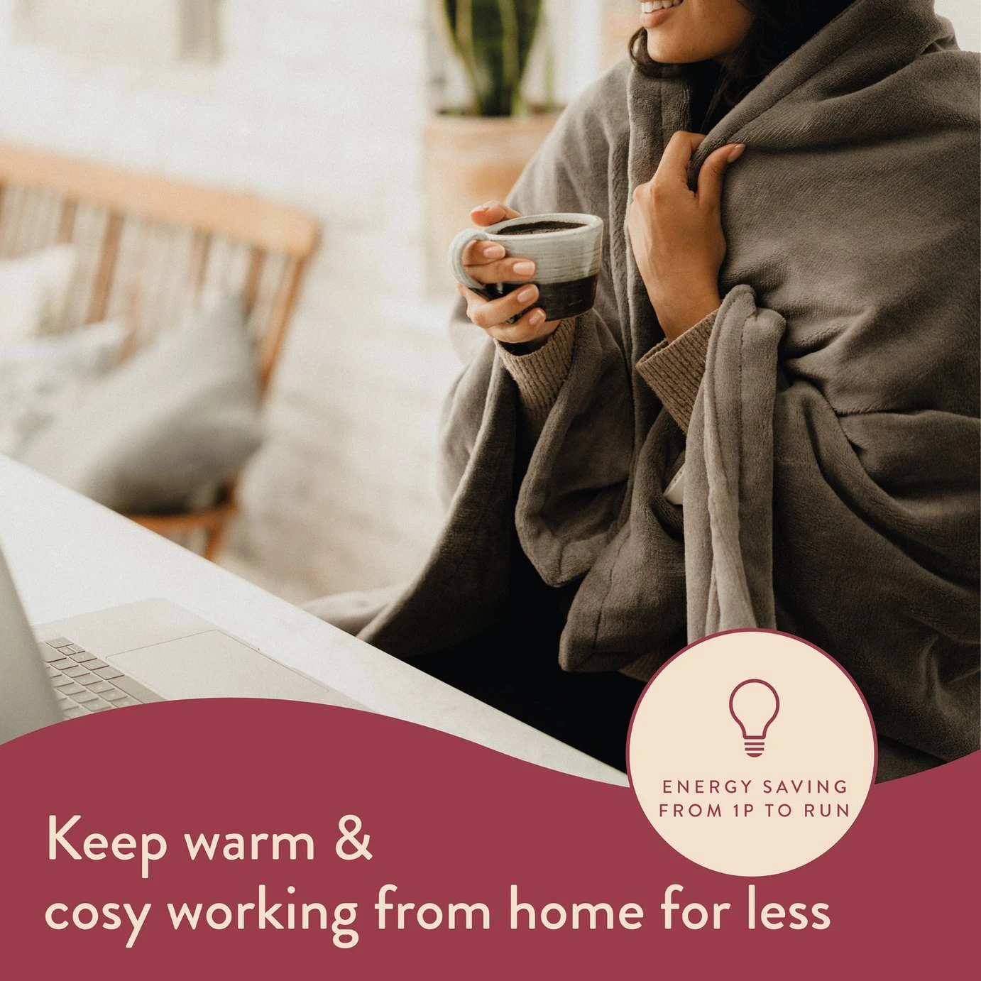 Dreamland Snuggle Up Heated Grey Throw - Large 5 Dreamland Snuggle Up Heated Grey Throw - Large - Image 3