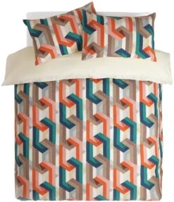 Habitat Cotton Chain Print Multicolor Bedding Set - Single 10 Habitat Cotton Chain Print Multicolor Bedding Set - Single -Habitat 2997733 R Z003A