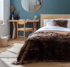 Habitat Faux Fur Throw - Brown - 125x150cm 9 Habitat Faux Fur Throw - Brown - 125x150cm -Habitat 3035591 R Z001C