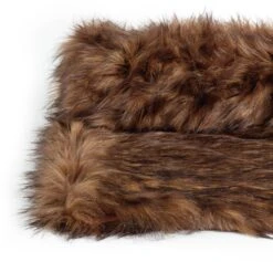 Habitat Faux Fur Throw - Brown - 125x150cm 11 Habitat Faux Fur Throw - Brown - 125x150cm -Habitat 3035591 R Z002A
