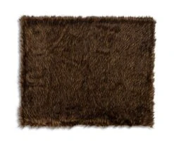 Habitat Faux Fur Throw - Brown - 125x150cm 13 Habitat Faux Fur Throw - Brown - 125x150cm -Habitat 3035591 R Z004A
