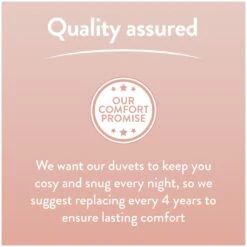 Slumberdown Silk Touch 10.5 Tog Duvet - Single 24 Slumberdown Silk Touch 10.5 Tog Duvet - Single -Habitat 3038701 R Z012A