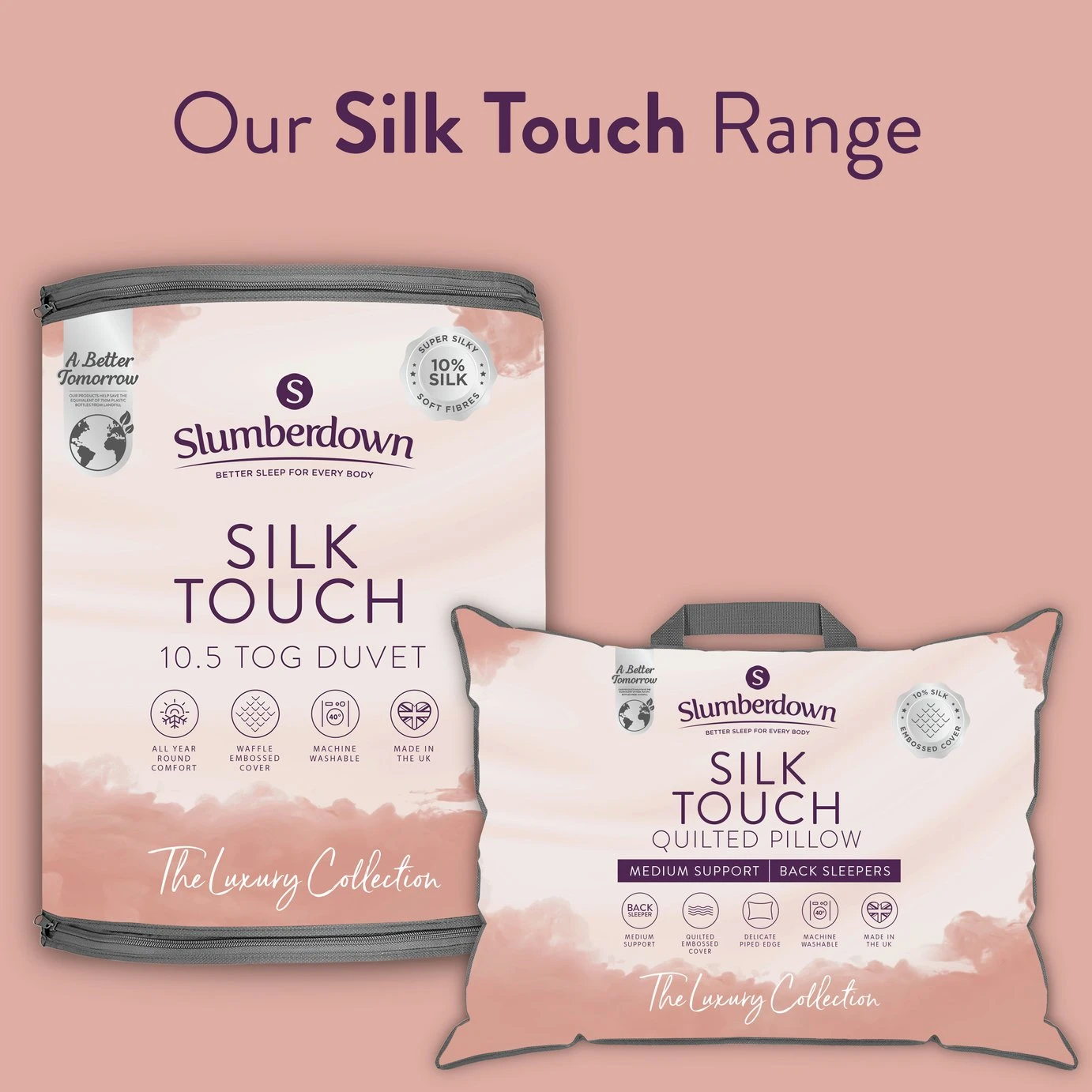 Slumberdown Silk Touch 10.5 Tog Duvet - Single 15 Slumberdown Silk Touch 10.5 Tog Duvet - Single - Image 13
