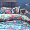 Furn Wild Meadow Floral Blue Bedding Set - Single 1 Furn Wild Meadow Floral Blue Bedding Set - Single -Habitat 3066405 R Z001A