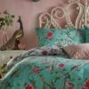 Furn Vintage Chinoiserie Floral Green Bedding Set - Single 1 Furn Vintage Chinoiserie Floral Green Bedding Set - Single -Habitat 3066498 R Z001A