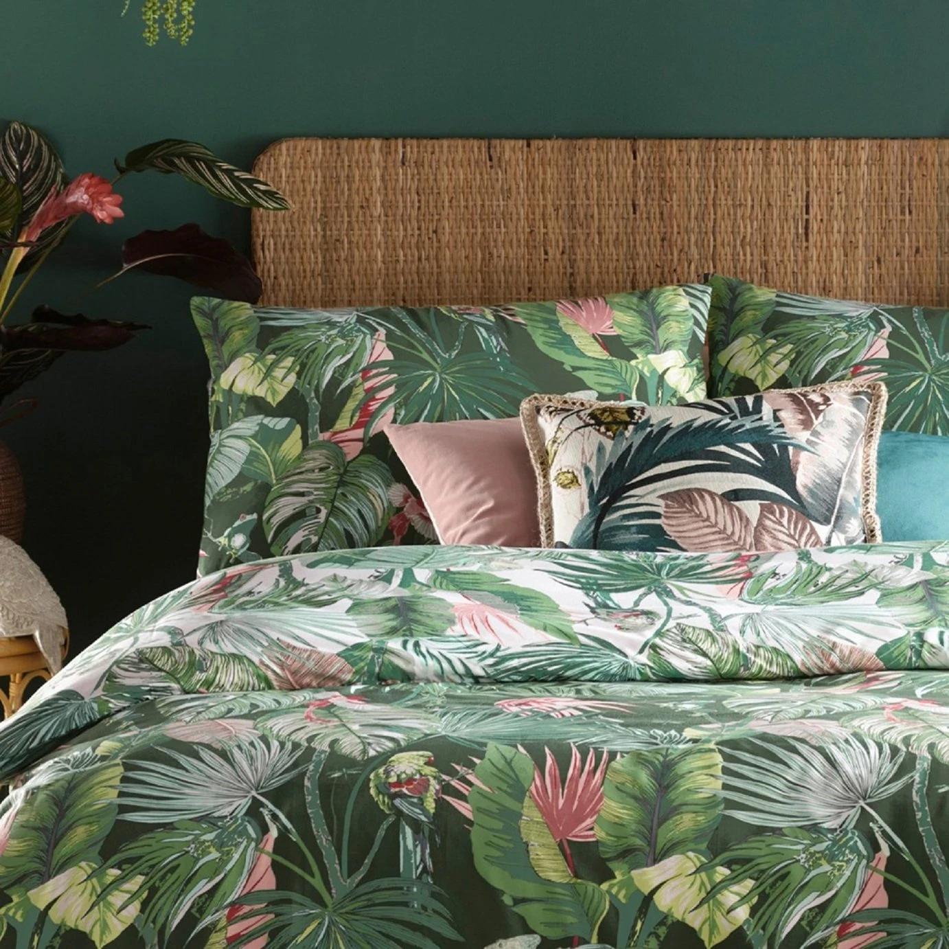 Furn Amazonia Rainforest Green Bedding Set - Single 3 Furn Amazonia Rainforest Green Bedding Set - Single