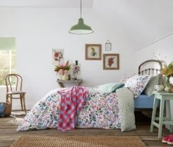 Joules Cotton Pheasant Floral White Bedding Set - Single 6 Joules Cotton Pheasant Floral White Bedding Set - Single -Habitat 3068520 R Z002A