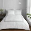 Bianca Cotton 180 TC Tailored White Bedding Set - Double 1 Bianca Cotton 180 TC Tailored White Bedding Set - Double -Habitat 3080175 R Z001A