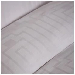 Bianca Cotton 180 TC Geometric White Bedding Set - Double 10 Bianca Cotton 180 TC Geometric White Bedding Set - Double -Habitat 3080412 R Z004A