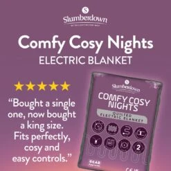 Slumberdown Comfy Cosy Nights Electric Blanket-King 24 Slumberdown Comfy Cosy Nights Electric Blanket-King -Habitat 3082070 R Z002A 1